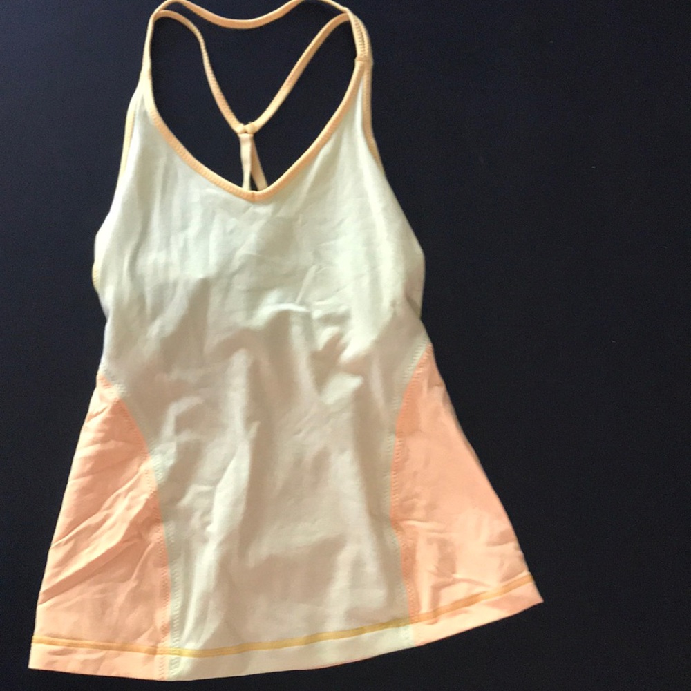 Yellow Lululemon tank top